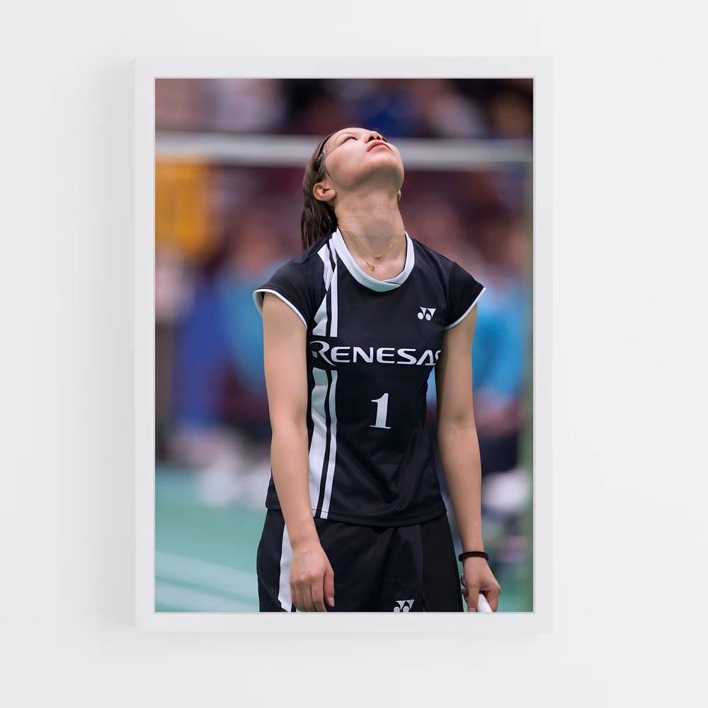 Poster Yuki fukushima – affiche Badminton (vue 3)